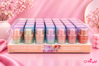 هایلایتر استیکی Qoiden Rose مدل Highlight