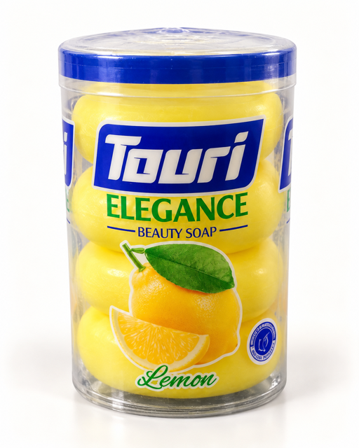 صابون زیبایی توری مدل لیمو – Touri Elegance Beauty Soap Lemon